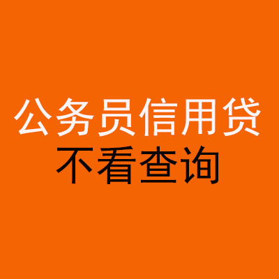 盘龙公务员信用贷款